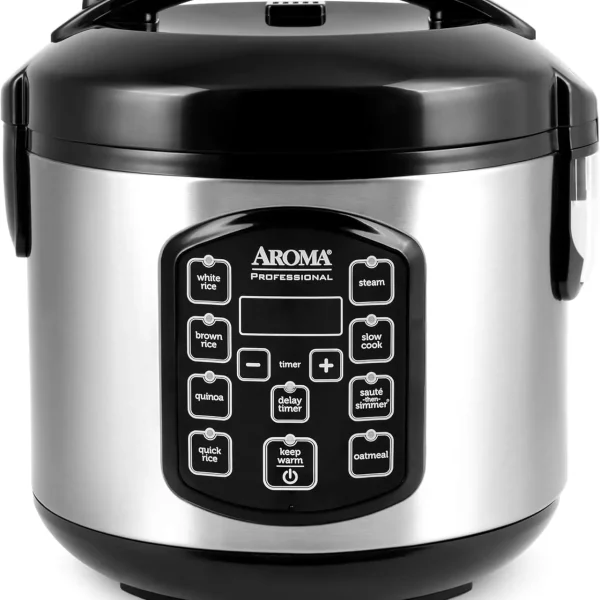 4-Cup Digital Rice Cooker & Multicooker with Steamer