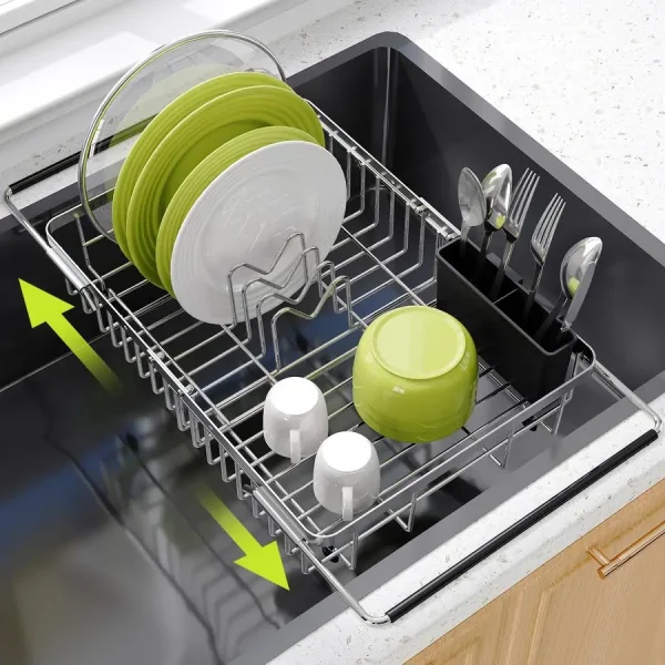 Dish Drying Rack in Sink